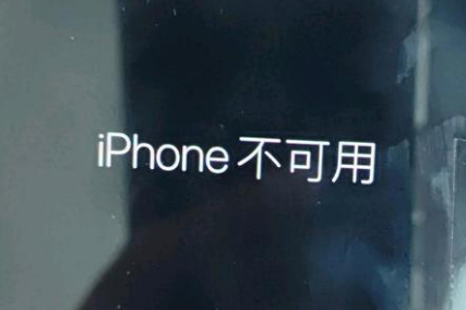 宝山苹果服务网点分享锁屏界面显示“iPhone 不可用”如何解决 