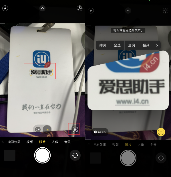 宝山苹果手机维修分享升级iOS 16后如何通过相机翻译文本 