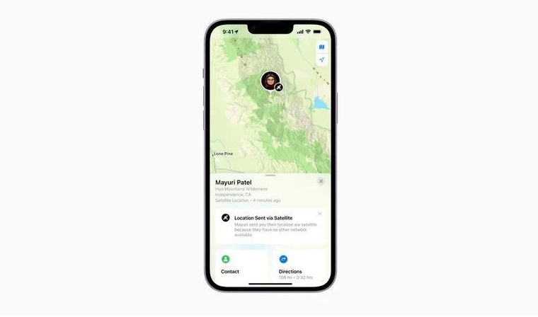 宝山苹果14维修分享iPhone14系列中 FindMy功能通过卫星分享位置方法教程 