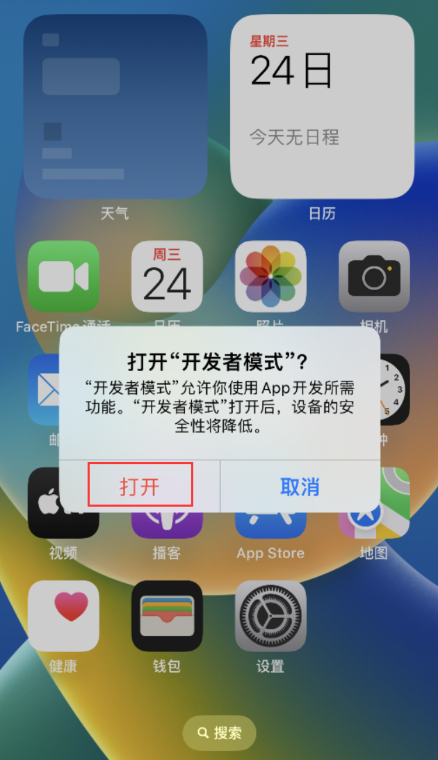 宝山苹果手机维修分享如何打开开发者模式 