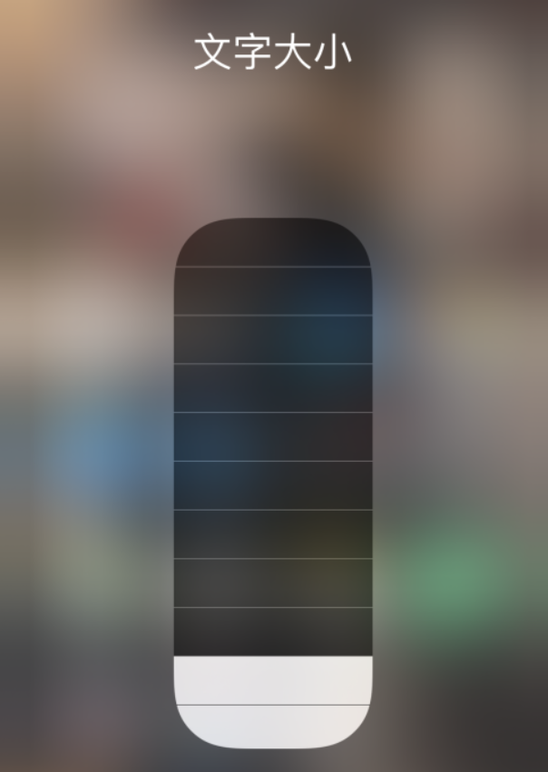 宝山苹果手机维修分享小技巧：在 iPhone 控制中心快速调节字体大小 