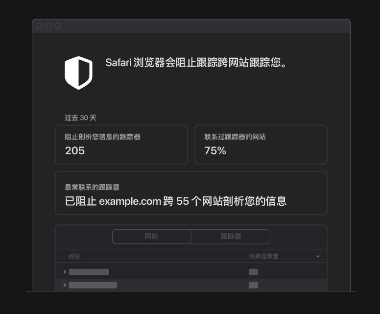 宝山苹果手机维修分享如何在 Safari 浏览器中查看和打开隐私报告 